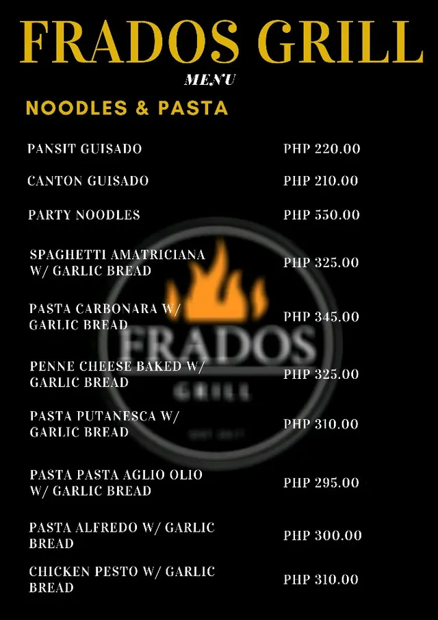 Frados Grill - American in Rizal (Pasay) Metro Manila | OpenRice ...
