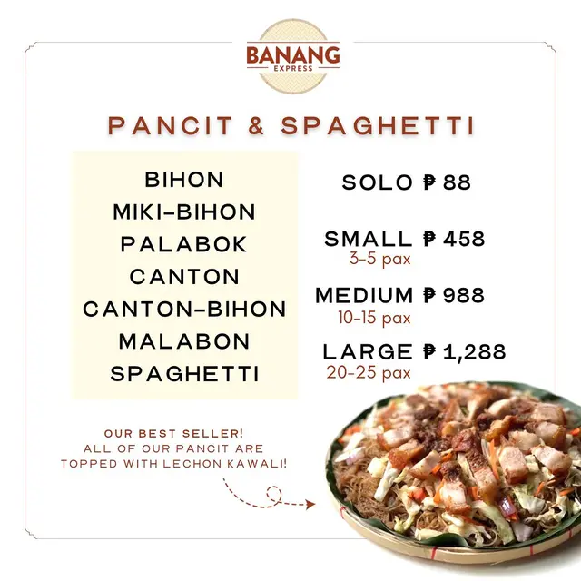 Banang Express - Filipino in Paco Metro Manila | OpenRice Philippines