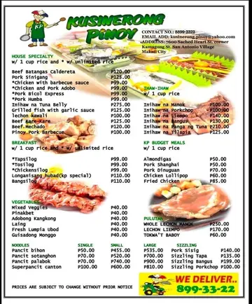 Kinuron Kusinerong Pinoy - Filipino in San Antonio (Makati) Metro Manila ...
