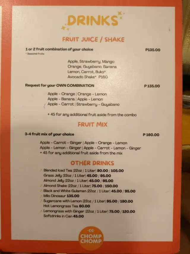 Chomp Chomp - Multi-Cuisine in Sampaloc Metro Manila | OpenRice Philippines