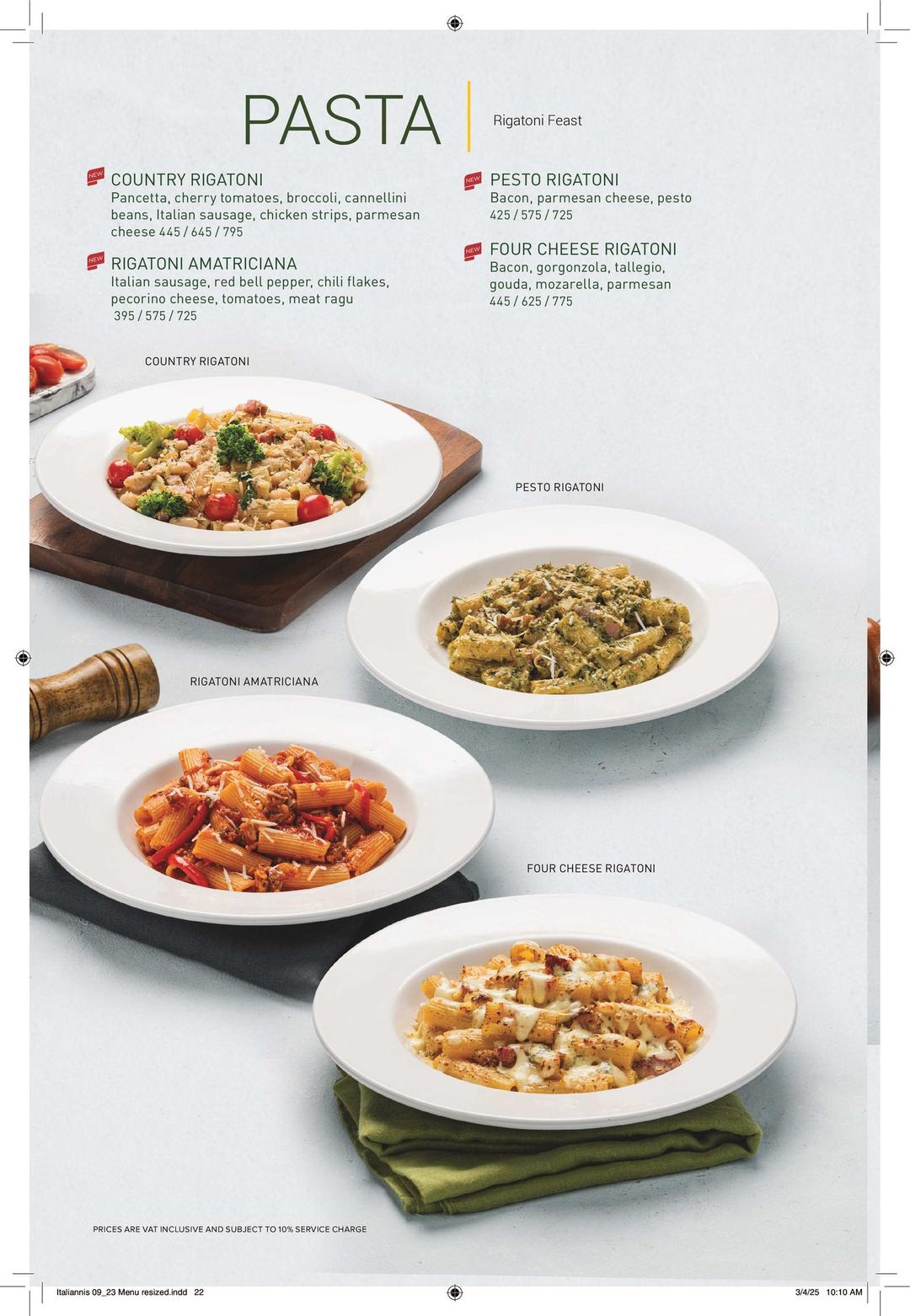 Italianni's Restaurant in Pinagsama Metro Manila | OpenRice Philippines