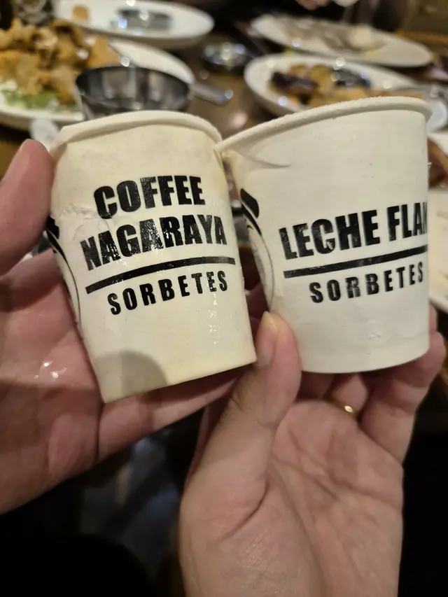 Coffee  Nagaraya  +  Leche  Flan  Sorbetes